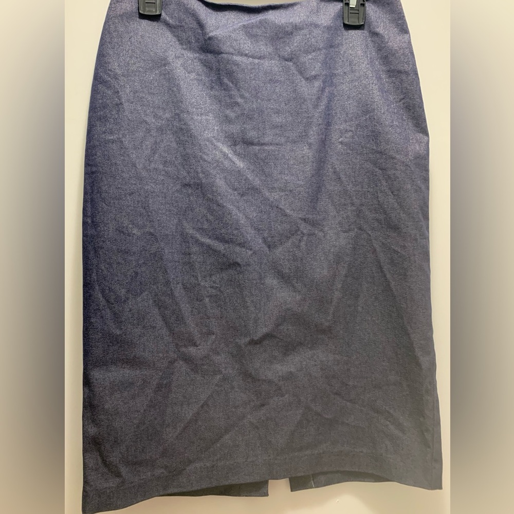 Maria Bianca Nero women’s size M pencil skirt. Navy blue with gold speckles!